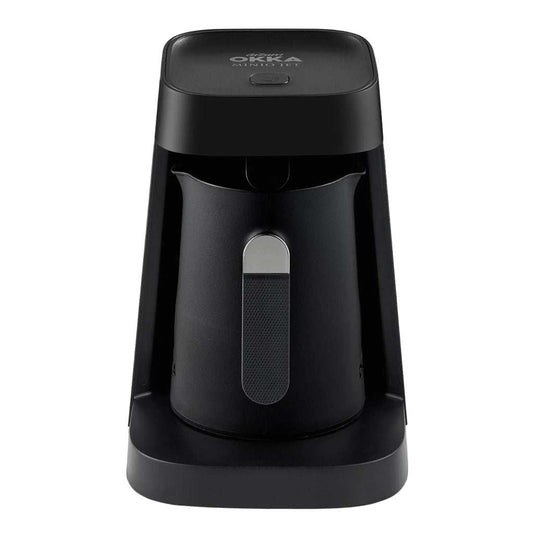 Arzum Okka Cafetera Turca Eléctrica plateada para 5 tazas 120V prepara café turco auténtico automáticamente