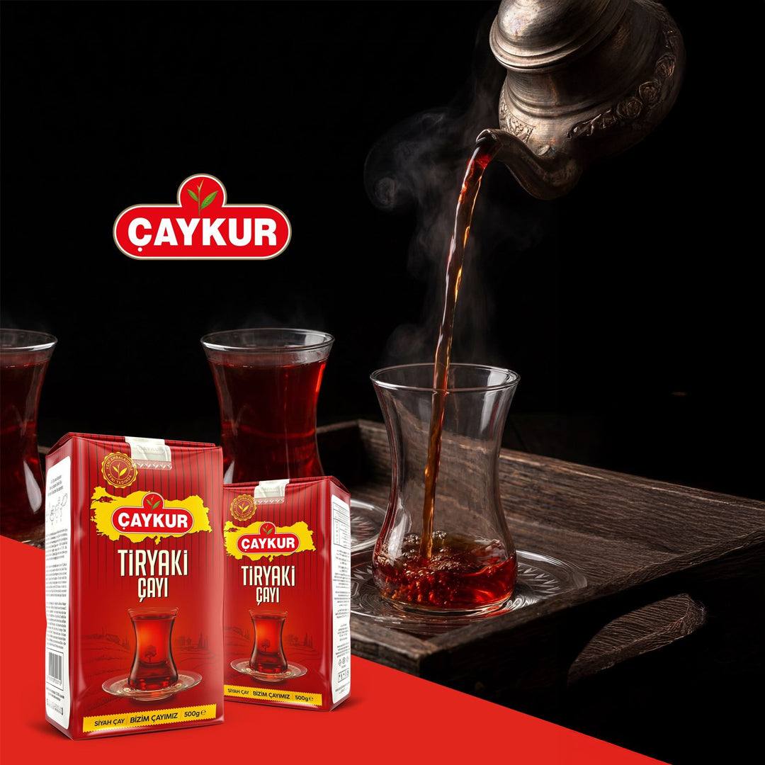 Paquete de 500g de Té Turco negro Caykur Tiryaki de alta calidad