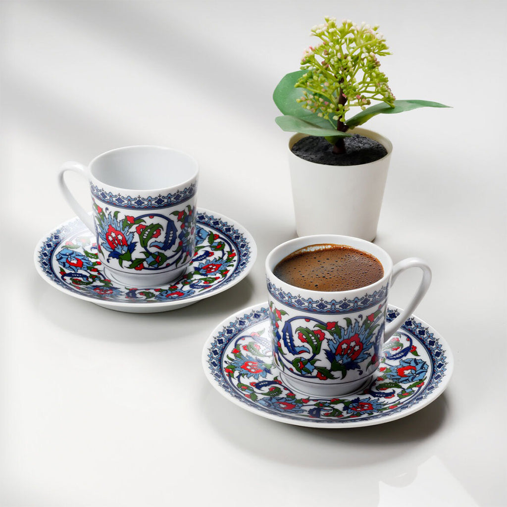 Juego de Tazas para Café Turco - 12 Piezas