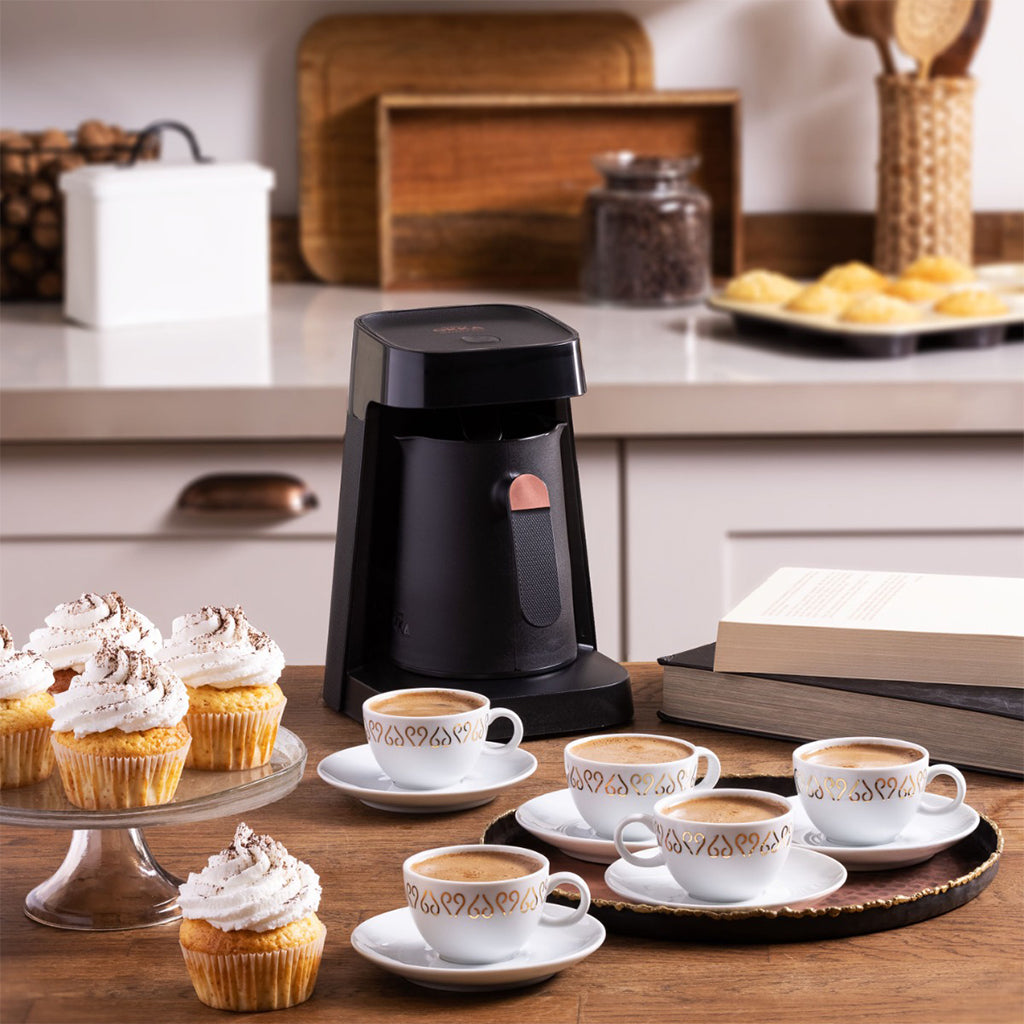 Cafetera Turca Electrica, 5 Tazas, Plata, 120V