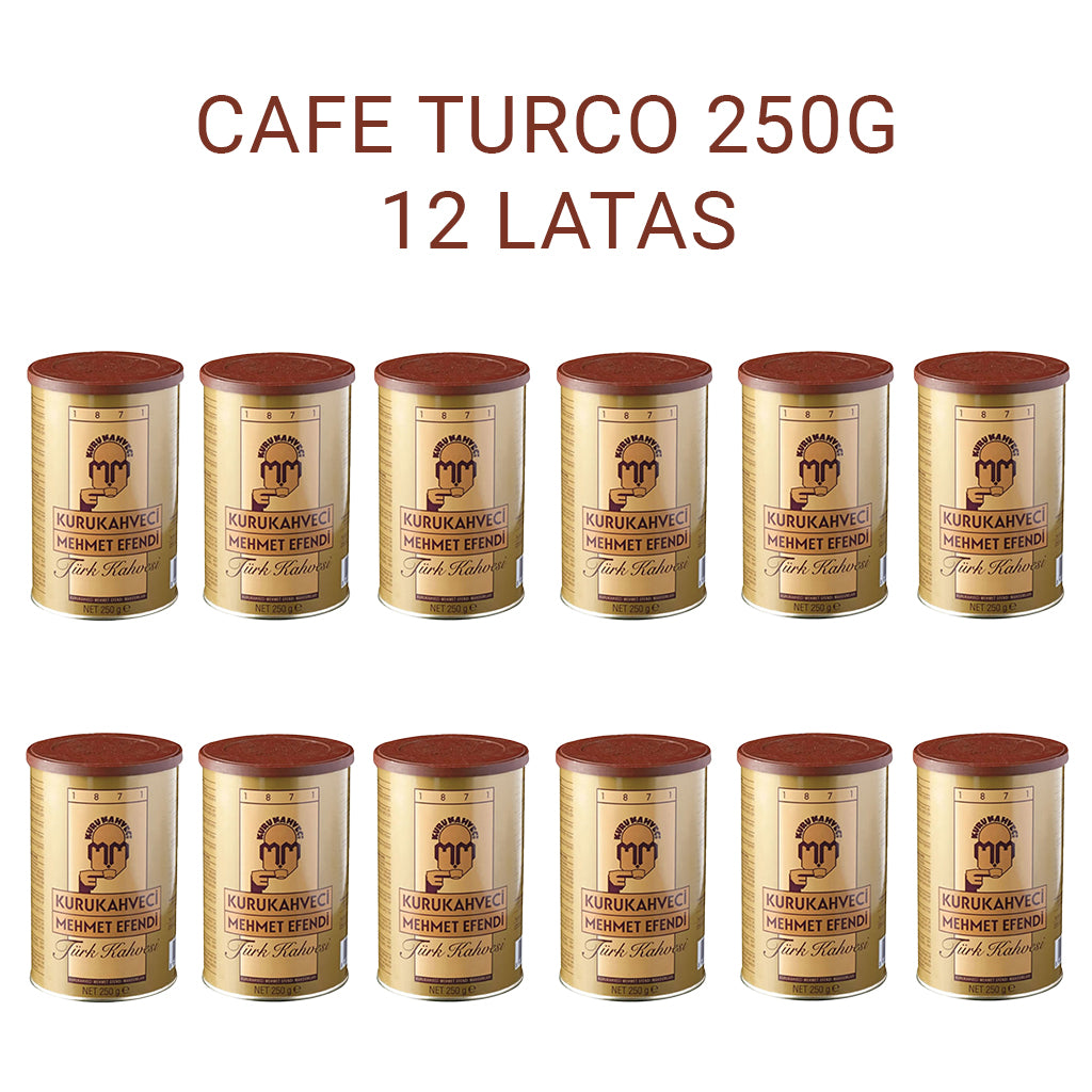 Café Turco 250g Caja con 12 Latas