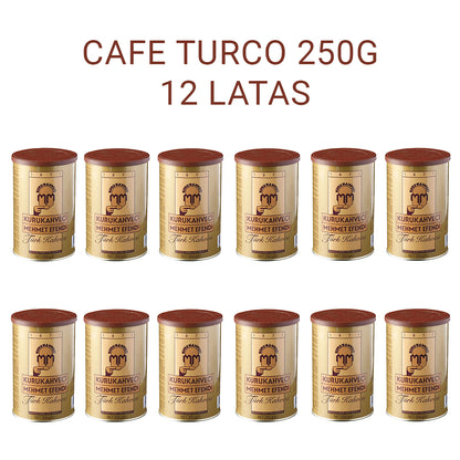Café Turco 250g Caja con 12 Latas