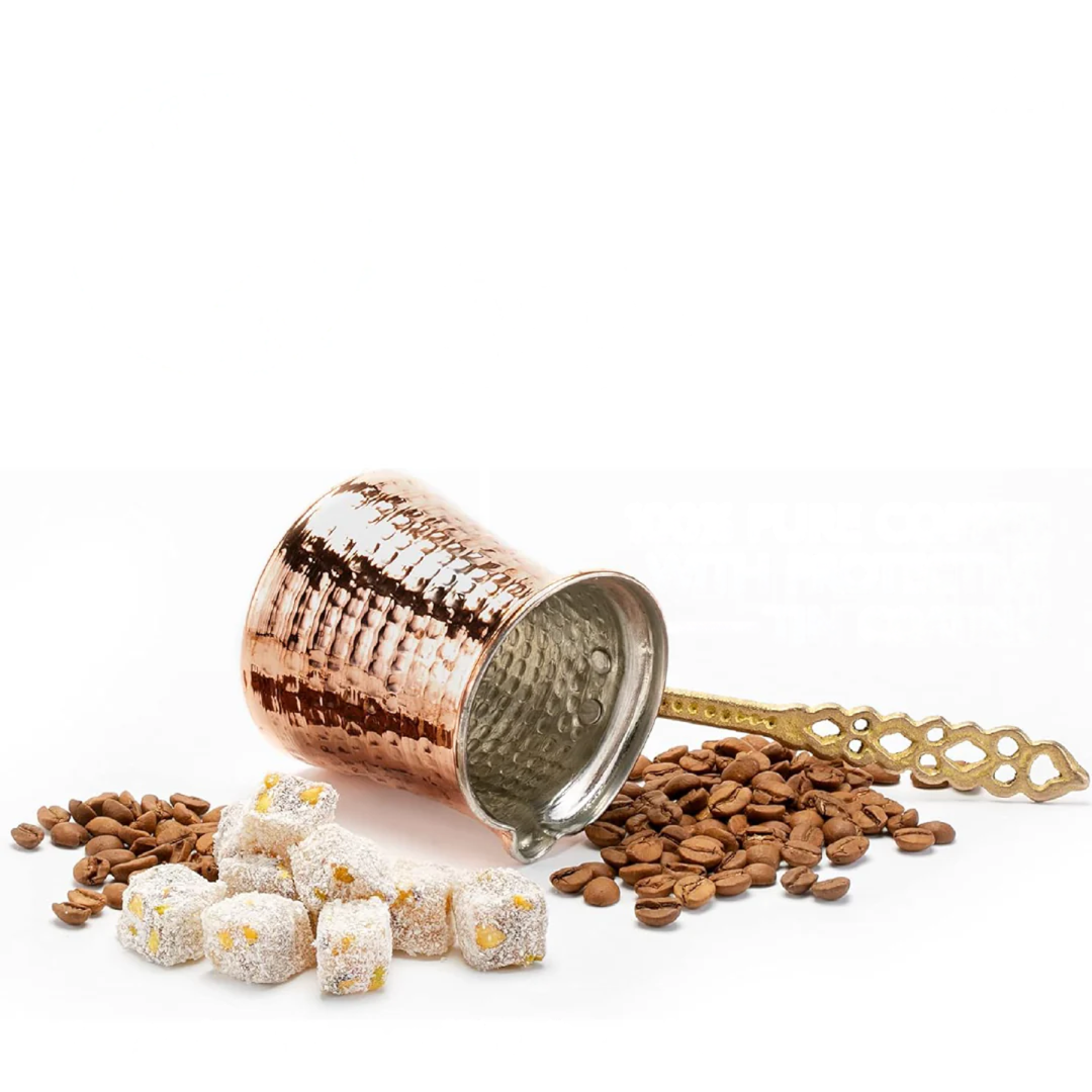 Cafetera Turca de Cobre, Cezve No:6, 390ml (13.2oz)