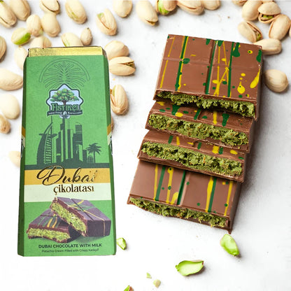 Chocolate Dubai Relleno de Pistache y Kataifi 100g