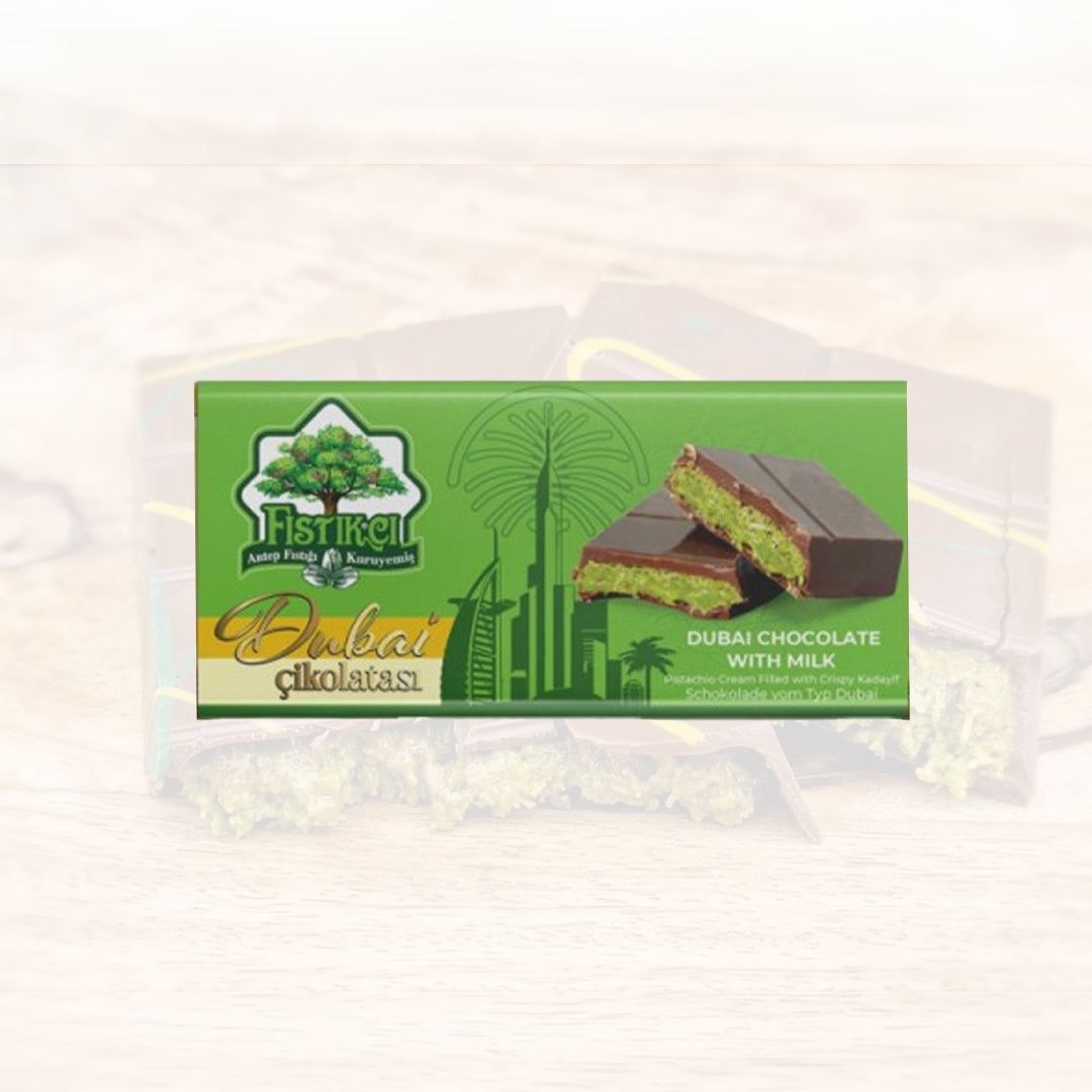 Chocolate Dubai Relleno de Pistache y Kataifi 100g