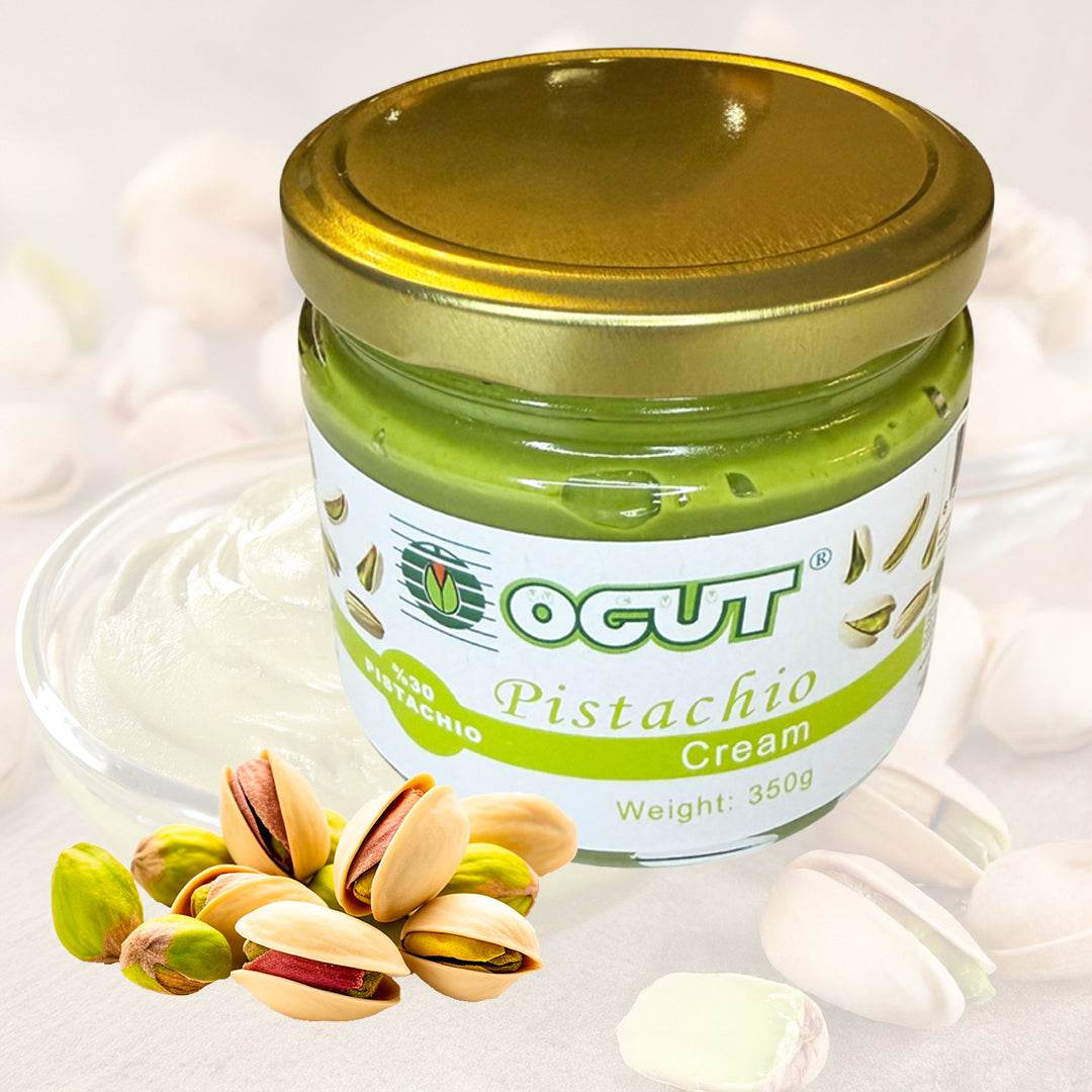 Crema de pistache turca premium 350g con 30% pistache natural, cremosa y de sabor intenso