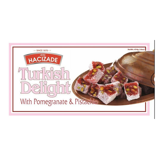 Delicia Turca Sabor Granada Con Pistache / Turkish Delight Lokum 454g