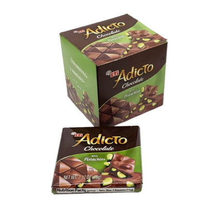 Barra de Eti Adicto Chocolate Turco con pistaches premium de 60g