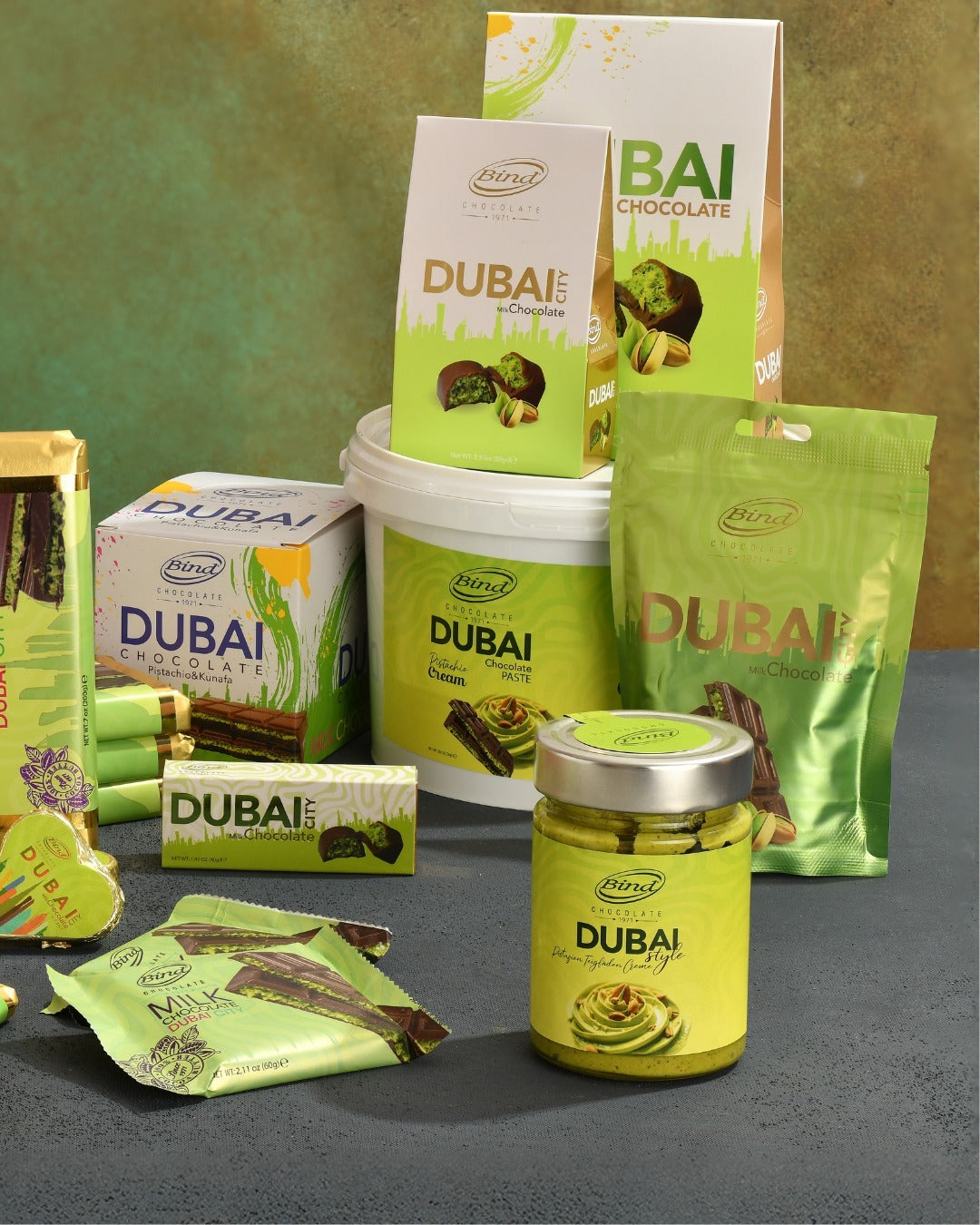 Crema de Pistache y Kataifi para Chocolate Dubai y Postres 350g