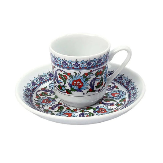 Juego de Tazas para Café Turco - 12 Piezas