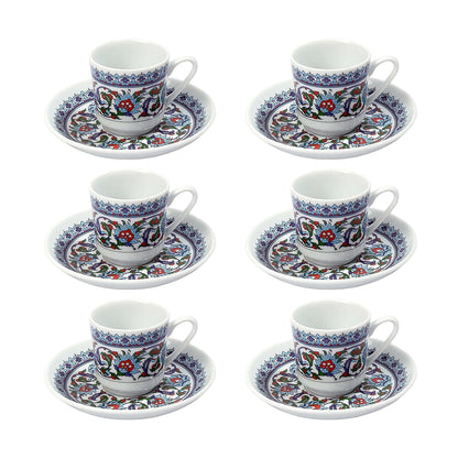 Juego de Tazas para Café Turco - 12 Piezas