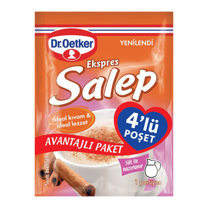 Salep / Sahlep Turco Paquete con 4 Piezas