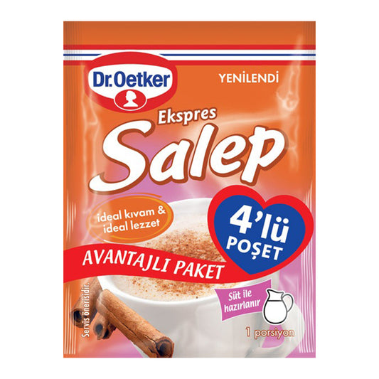 Salep / Sahlep Turco Paquete con 4 Piezas